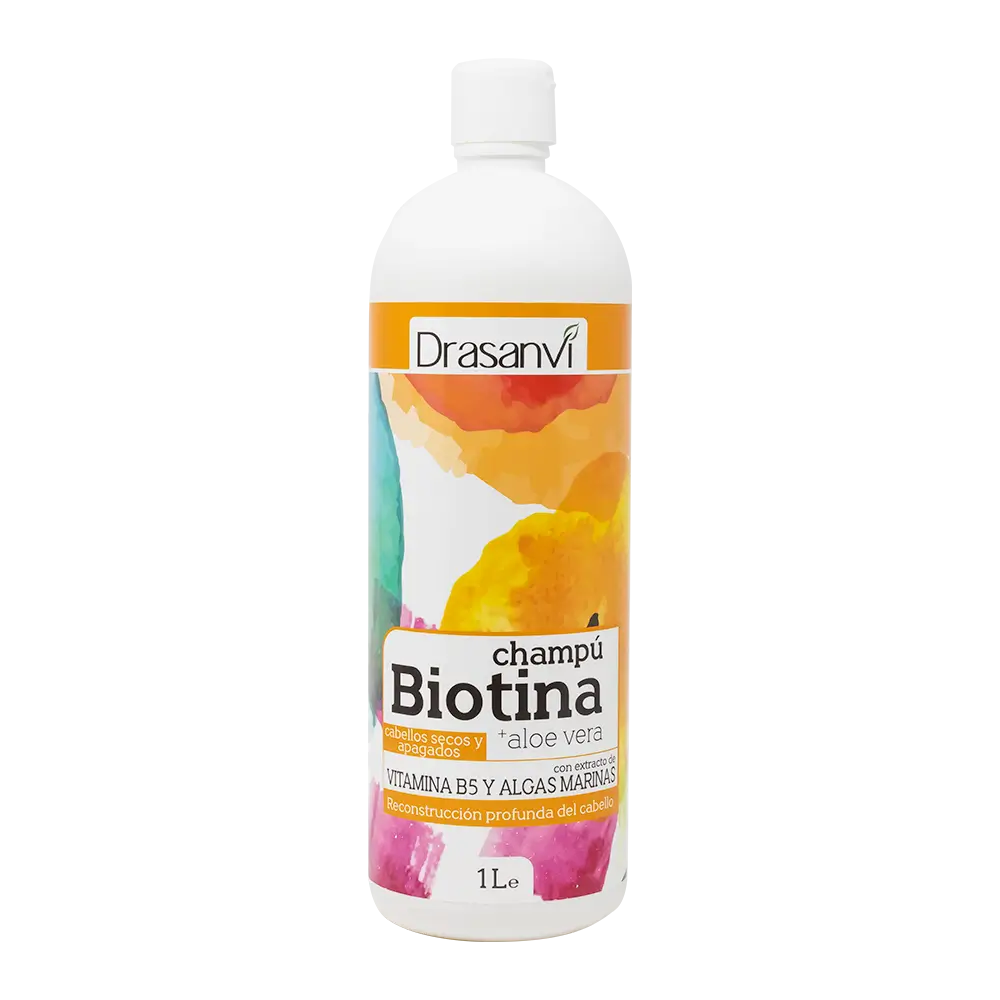 Drasanvi Biotina Shampoo & Aloe Vera Dry & Dull Hair Bottle , 1 l