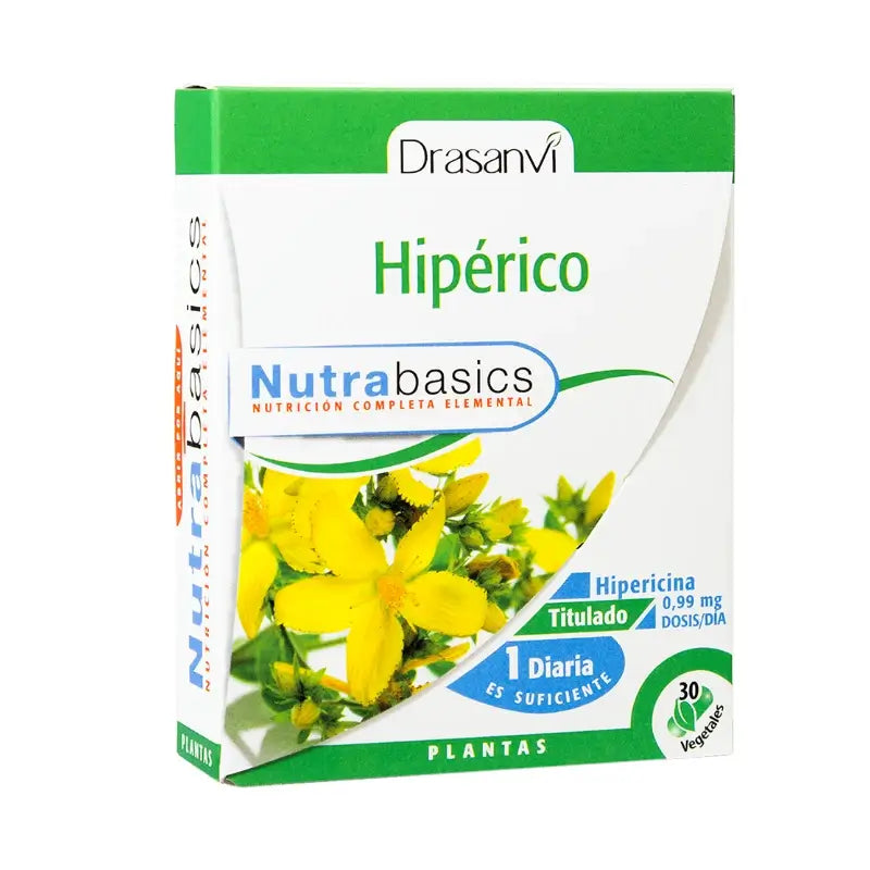 Drasanvi Hyperic 30 Capsules Nutrabasicos Drasanvi Bottle