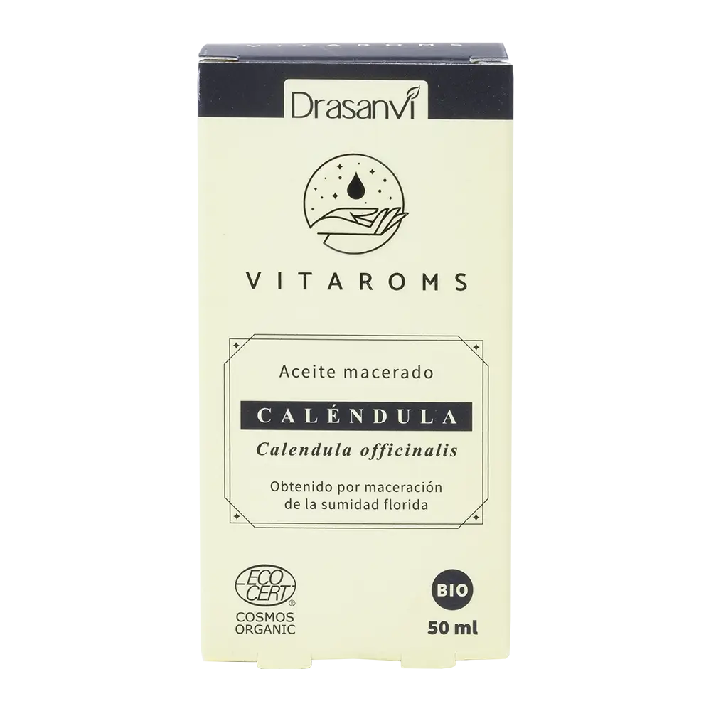Drasanvi Vitaroms Calendula Macerated Vegetable Oil Bio Ecocert , 50 ml