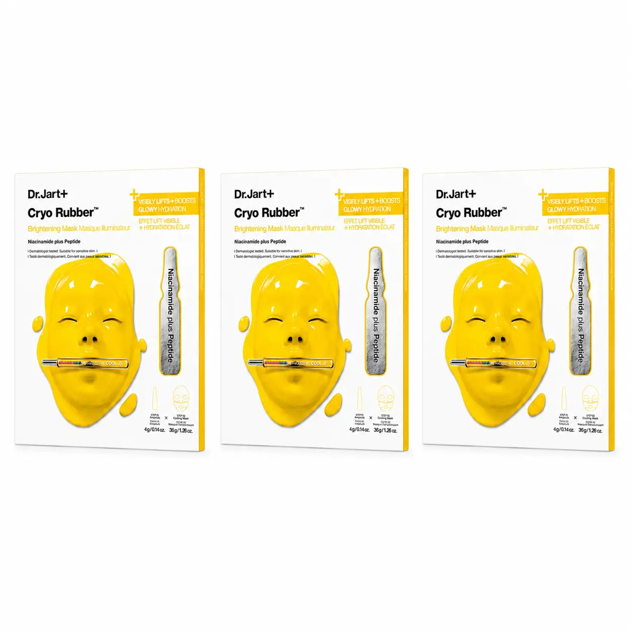 Dr.Jart+ Dr.Jart+ Cryo Rubber Brightening Mask , pack 3