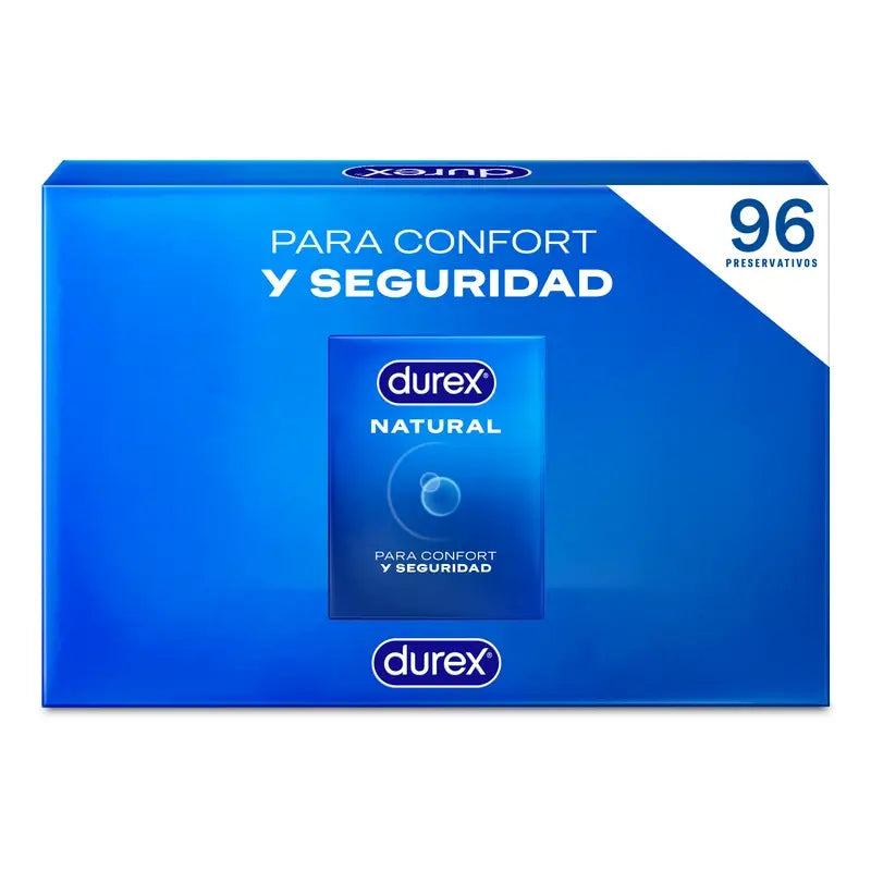 Durex Natural Plus Condoms, Pack 96 units