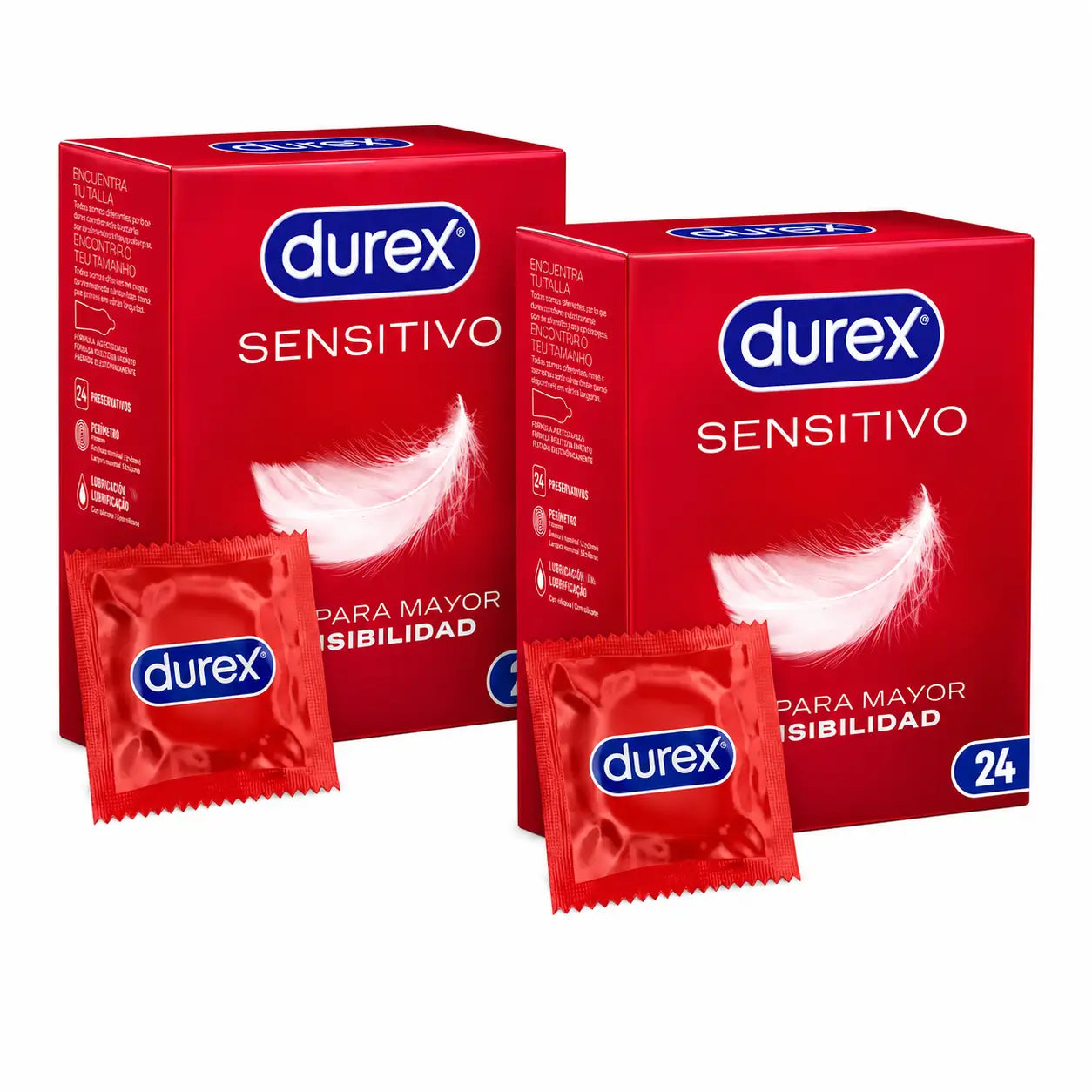 Durex Ultra Thin Soft Sensitive Condom Pack, 24 x 2