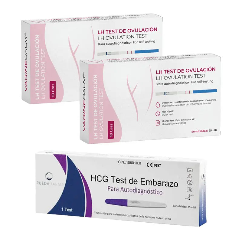 Vaginecalm Pack 2 Lh Ovulation Test + Hcg Pregnancy Test