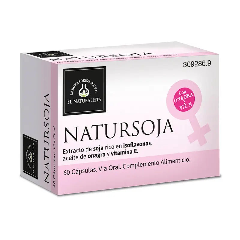 El Naturalista Natursoja with Evening Primrose 60 Capsules