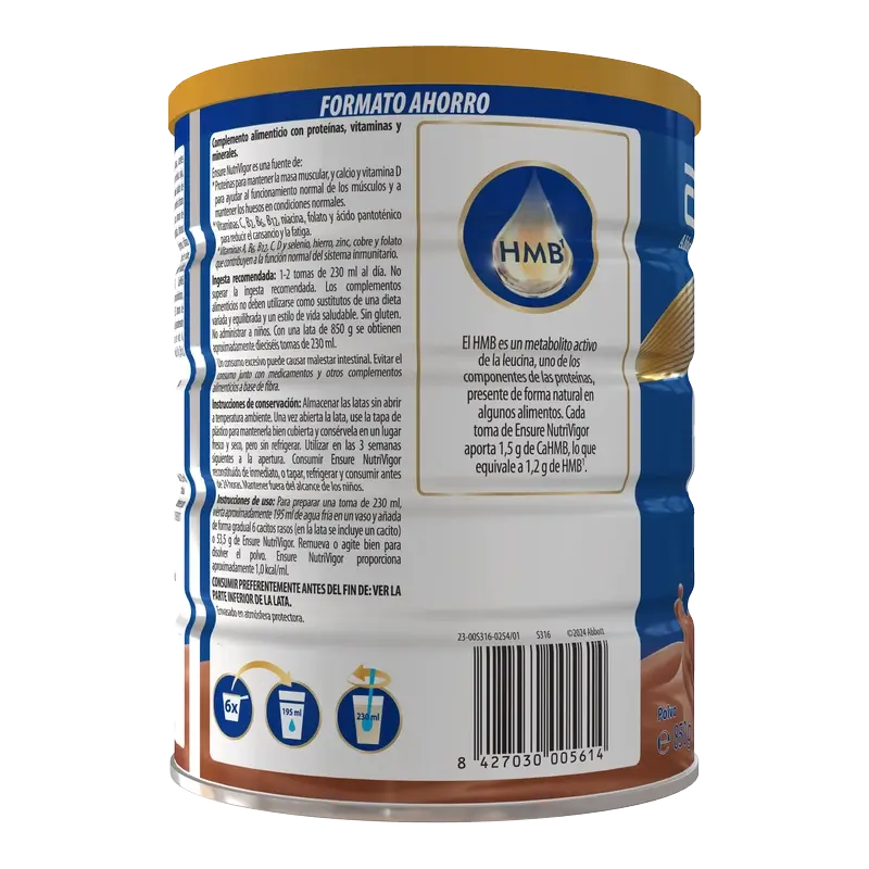 Ensure Nutrivigor Chocolate Adults, 850 g