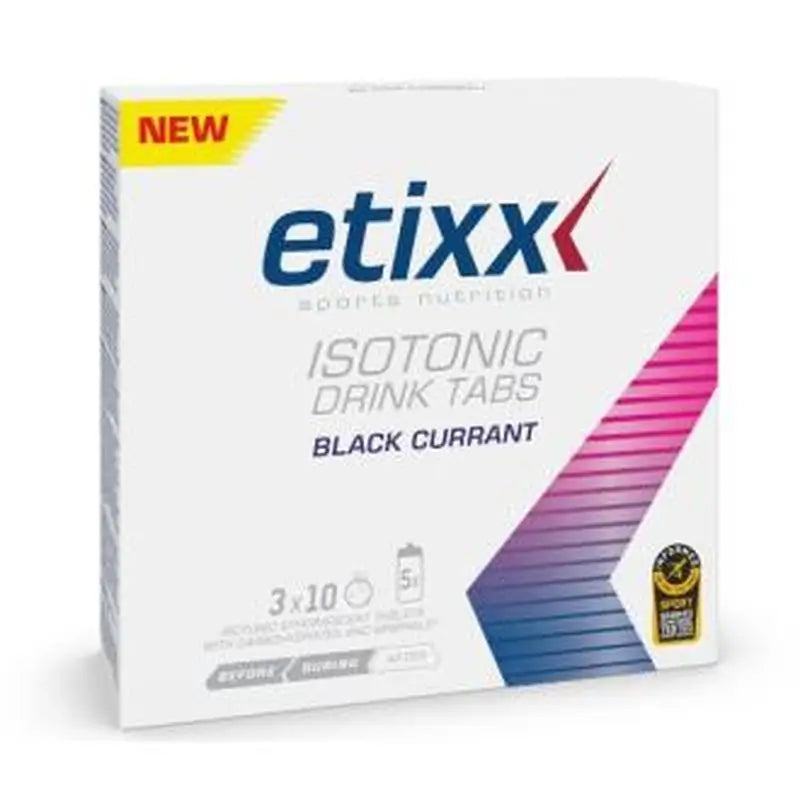 Etixx Isotonic Blackcurrant Effervescent 3Udsx10