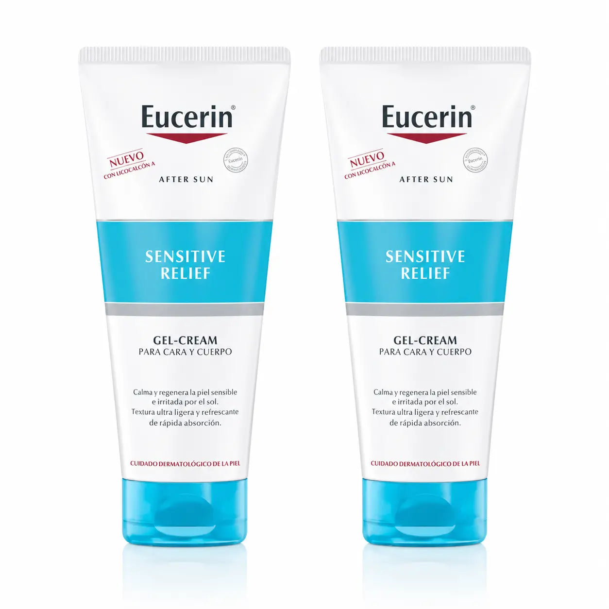 Eucerin Aftersun Sensitive Relief Sensitive Relief Gel-Cream 200 Ml, pack 2