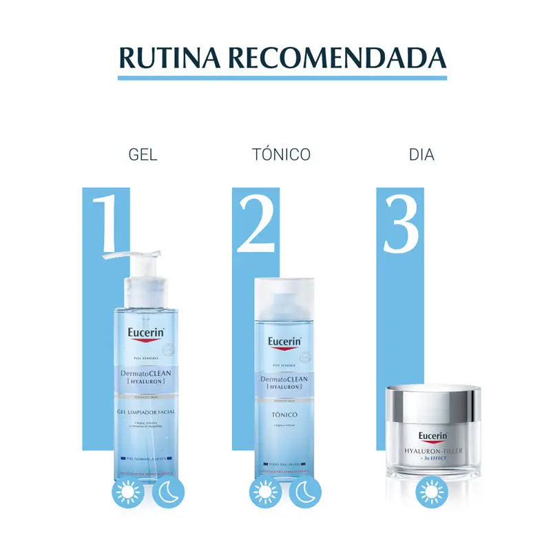 Eucerin DermatoCLEAN Hyaluron Facial Cleansing Gel, 200 ml
