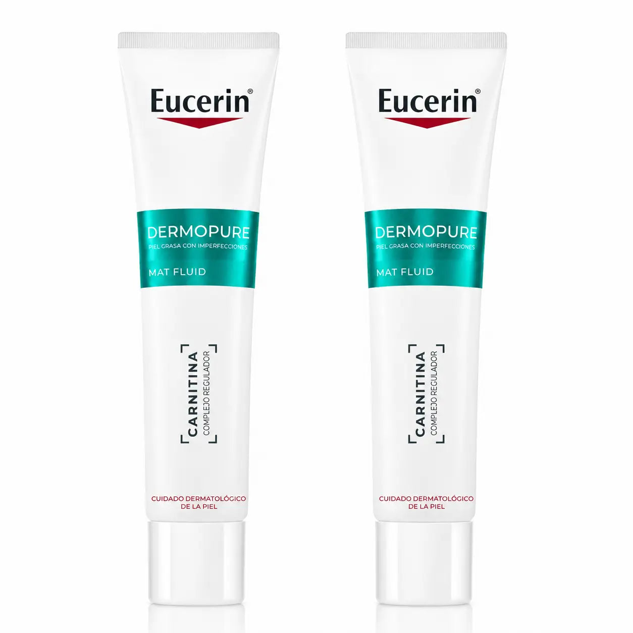 Eucerin Dermopure Mattifying Moisturising Face Fluid, 50ml, pack 2