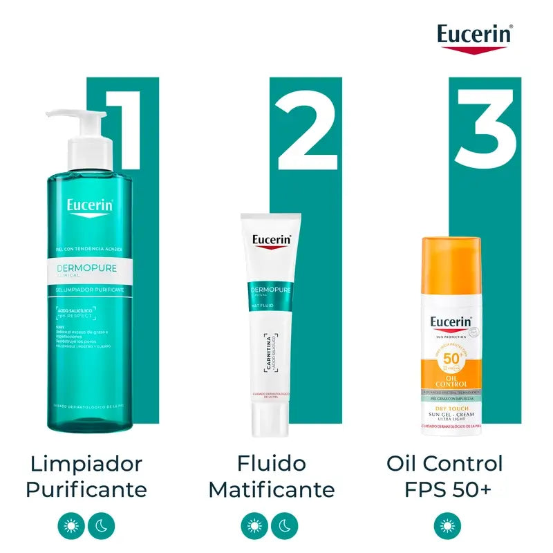 Eucerin Dermopure Mattifying Moisturising Face Fluid, 50 ml