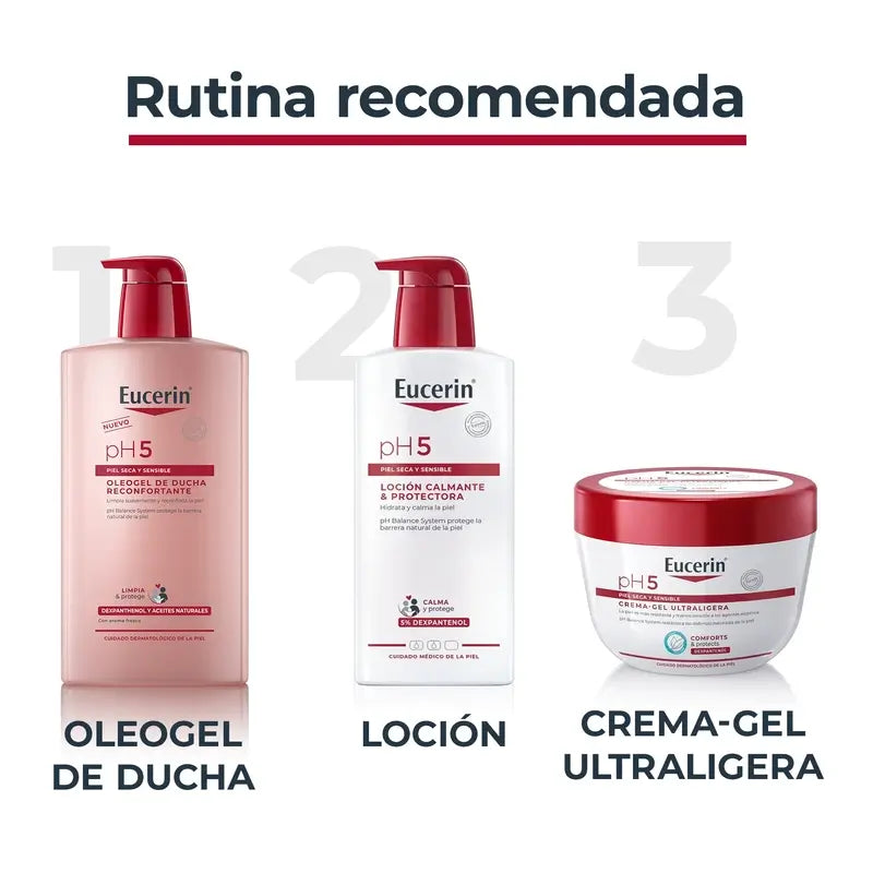 Eucerin Oleogel Comforting Shower Gel , 1000 ml