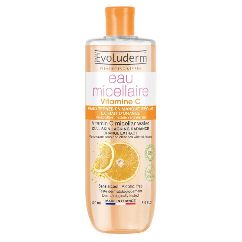 Evoluderm Vitamin C Micellar Water, 500 ml