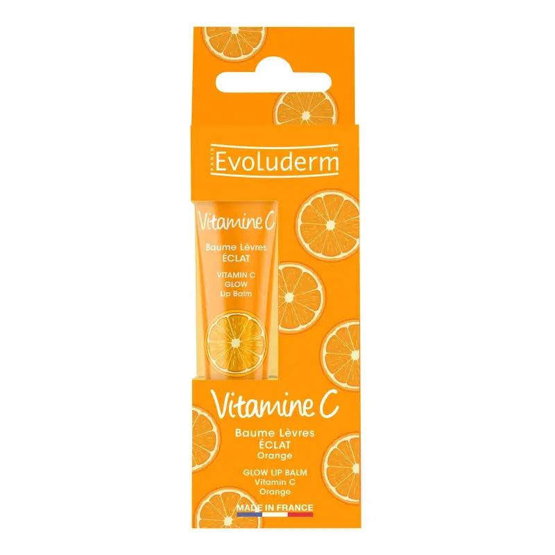 Evoluderm Glow Lip Balm - Orange / Vitamin C, 15 ml