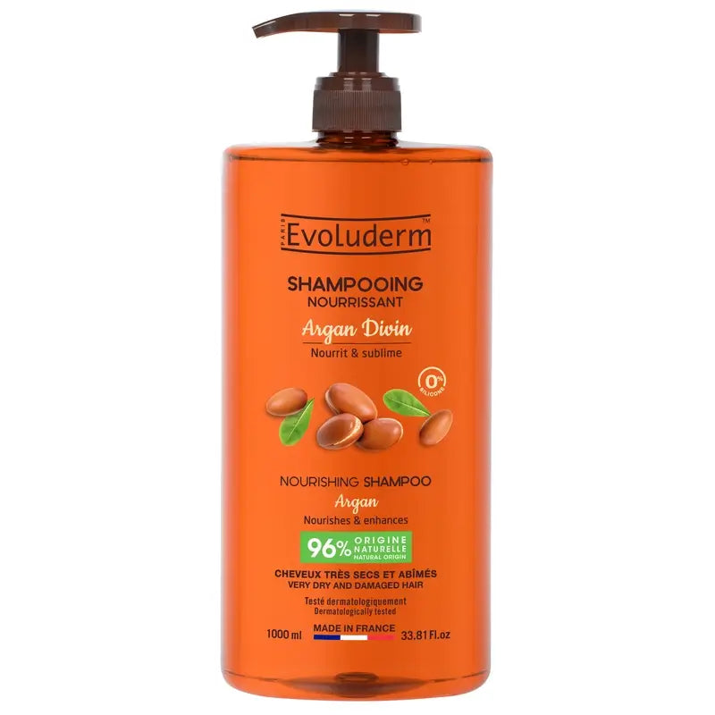 Evoluderm Argan Divin Shampoo, 1000 ml