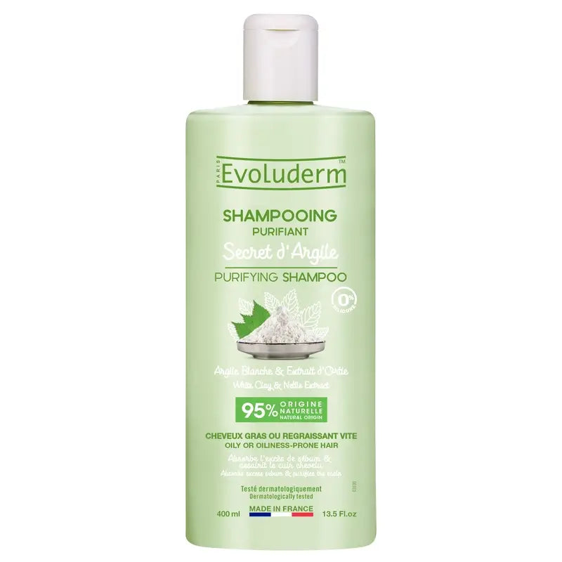 Evoluderm Clay Shampoo, 400 ml