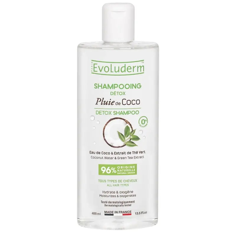 Evoluderm Coconut Detox Shampoo, 400 ml