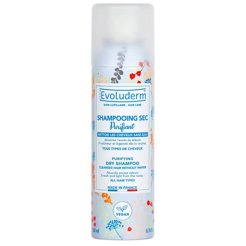 Evoluderm Dry Shampoo, 200 ml