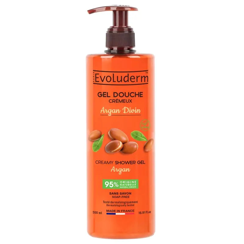 Evoluderm Argan Divin Shower Gel, 500 ml