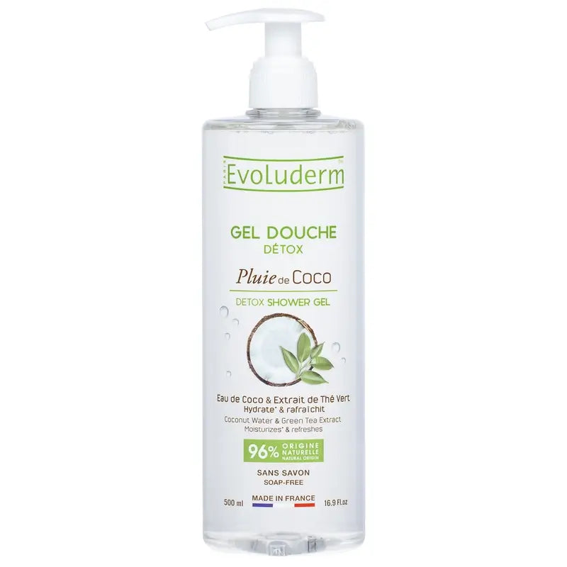 Evoluderm Coconut Detox Shower Gel, 500 ml