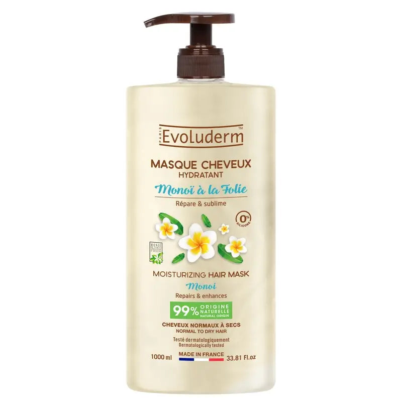 Evoluderm Monoi Hair Mask, 1000 ml