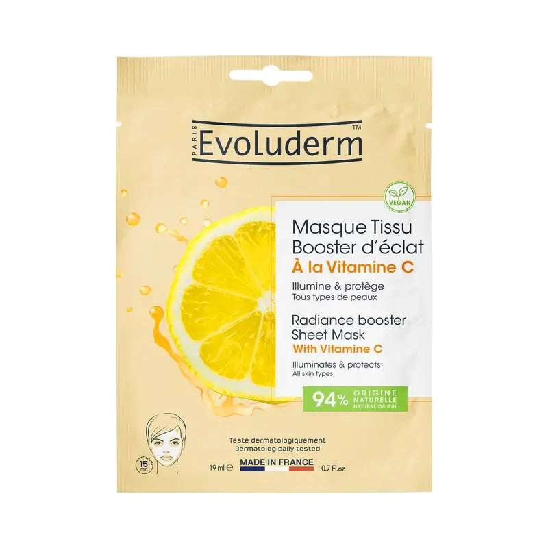 Evoluderm Vitamin C Sheet Mask, 1pc / 19