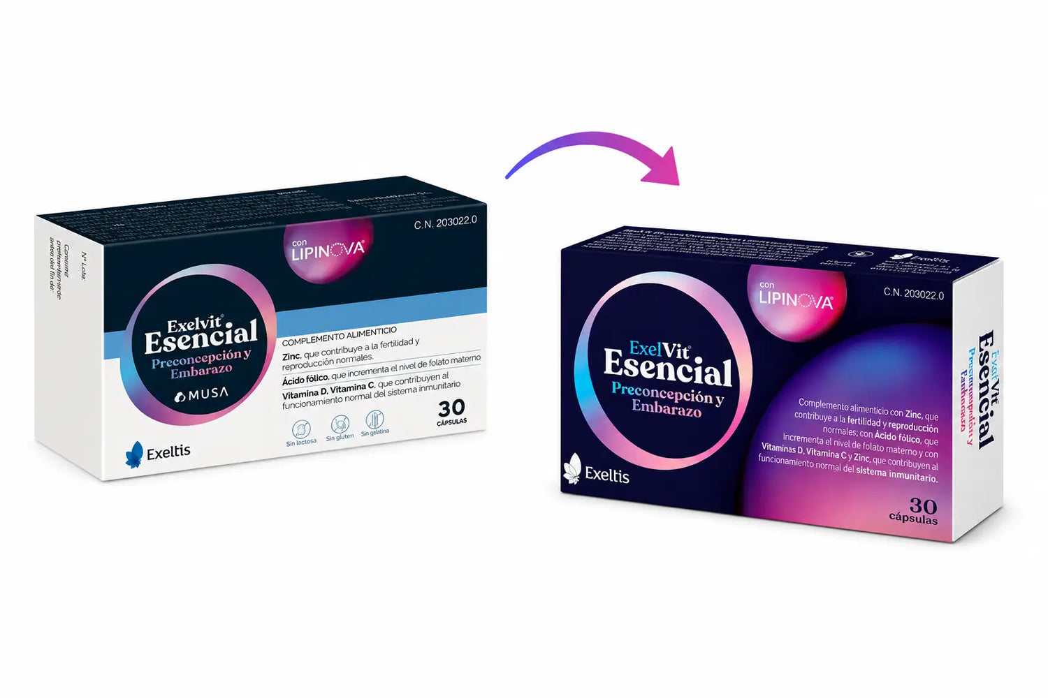 Exelvit Essential Preconception and Pregnancy, 30 Capsules