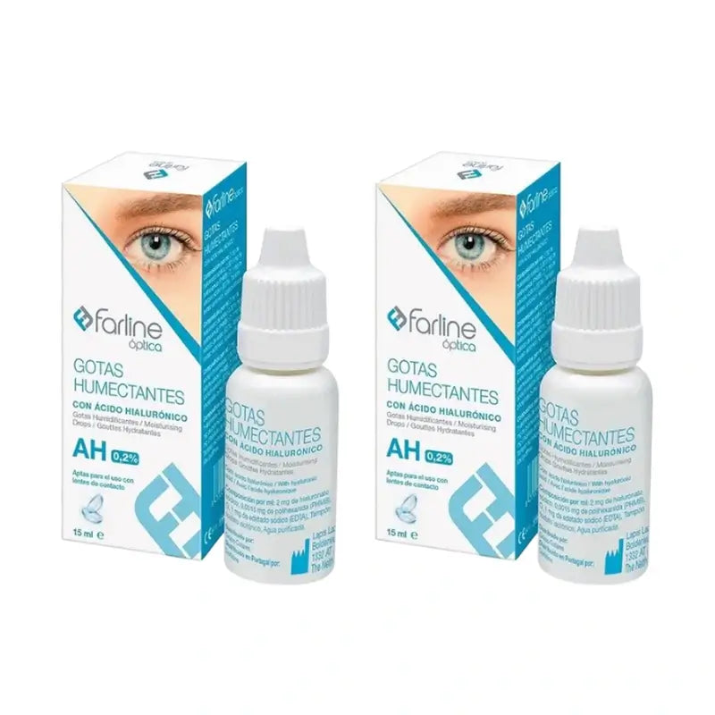 Farline Farline Moisturising Drops 0.2% Hyaluronic Acid, 2X15 Ml