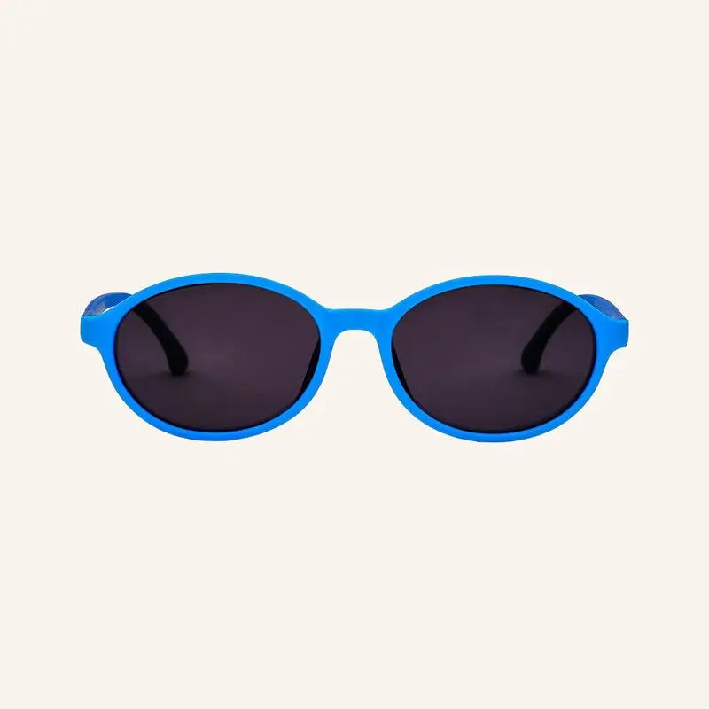 Farmamoda Children's Polarized Sunglasses Celeste & Navy Oval, 25 gr