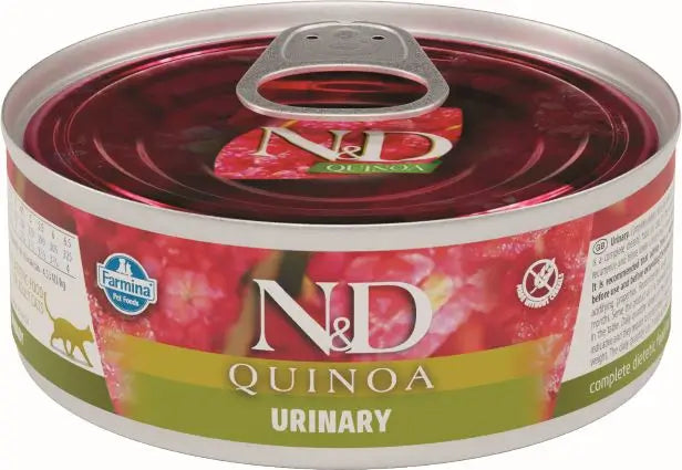 Farmina N&D Cat Quinoa Urinary Urinary 24X80Gr Box, wet cat food