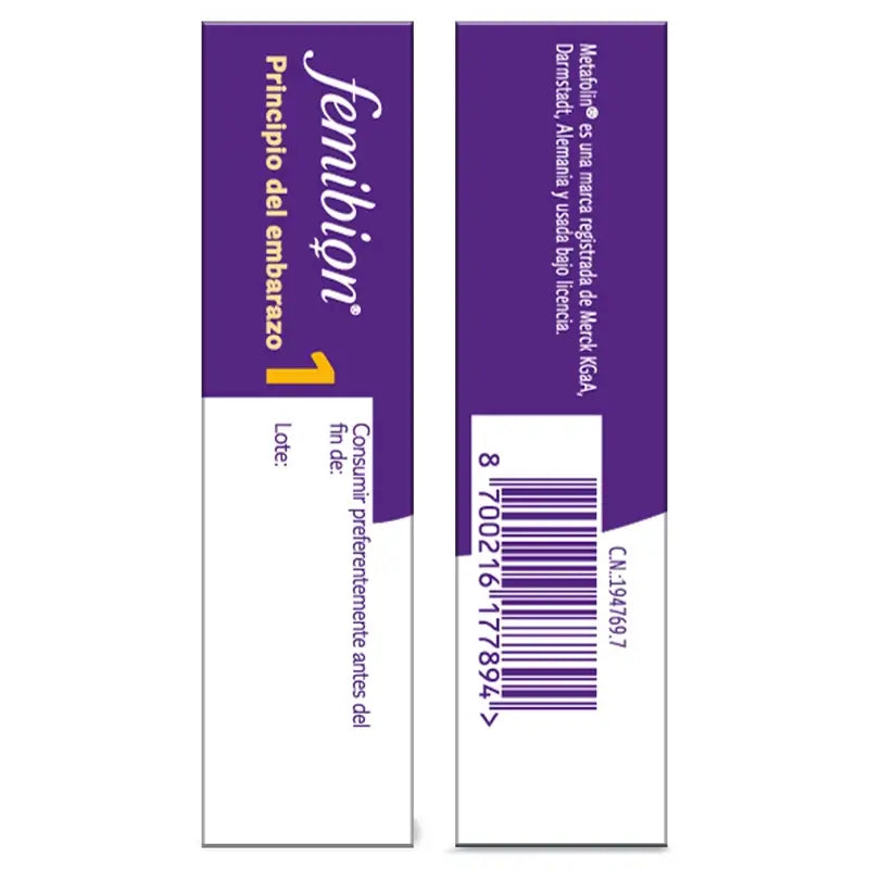 Femibion 1 First Trimester Pregnancy, Weeks 1-12, Folic Acid Plus, 3X28 Tablets