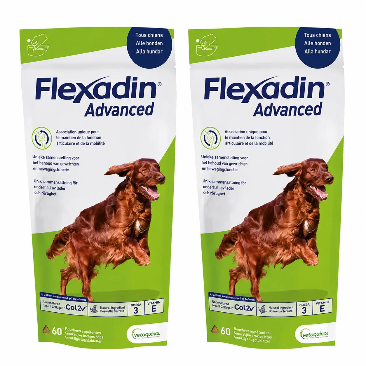 Flexadin Advance Chondroprotector For Dogs, 2X60 Tablets