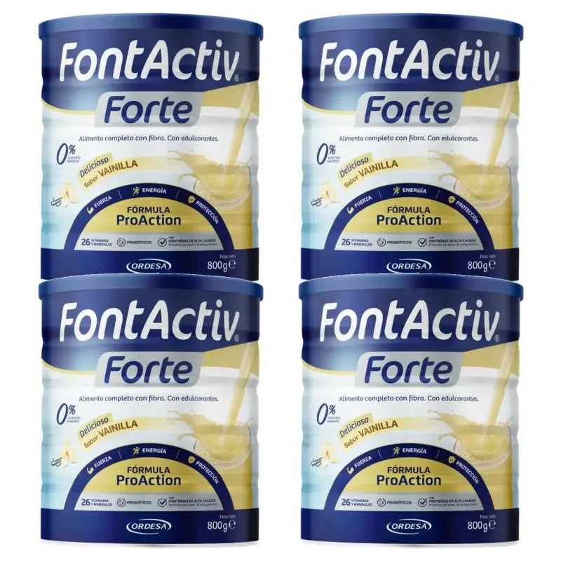 Fontactiv Forte ProAction Vanilla, 4 x 800 g