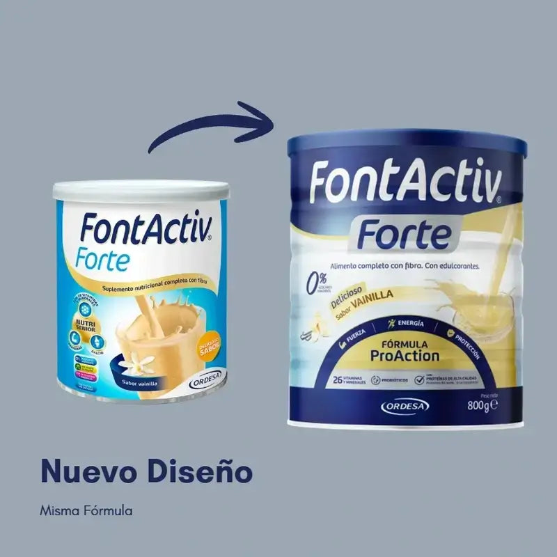 Fontactiv Forte ProAction Vanilla, Pack 6 x 800g