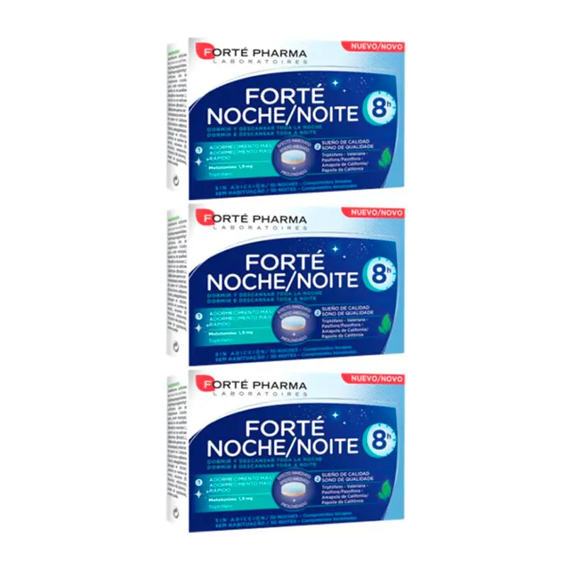 Forté Pharma Triplo Forté Night 8H, 3 x 30 tablets