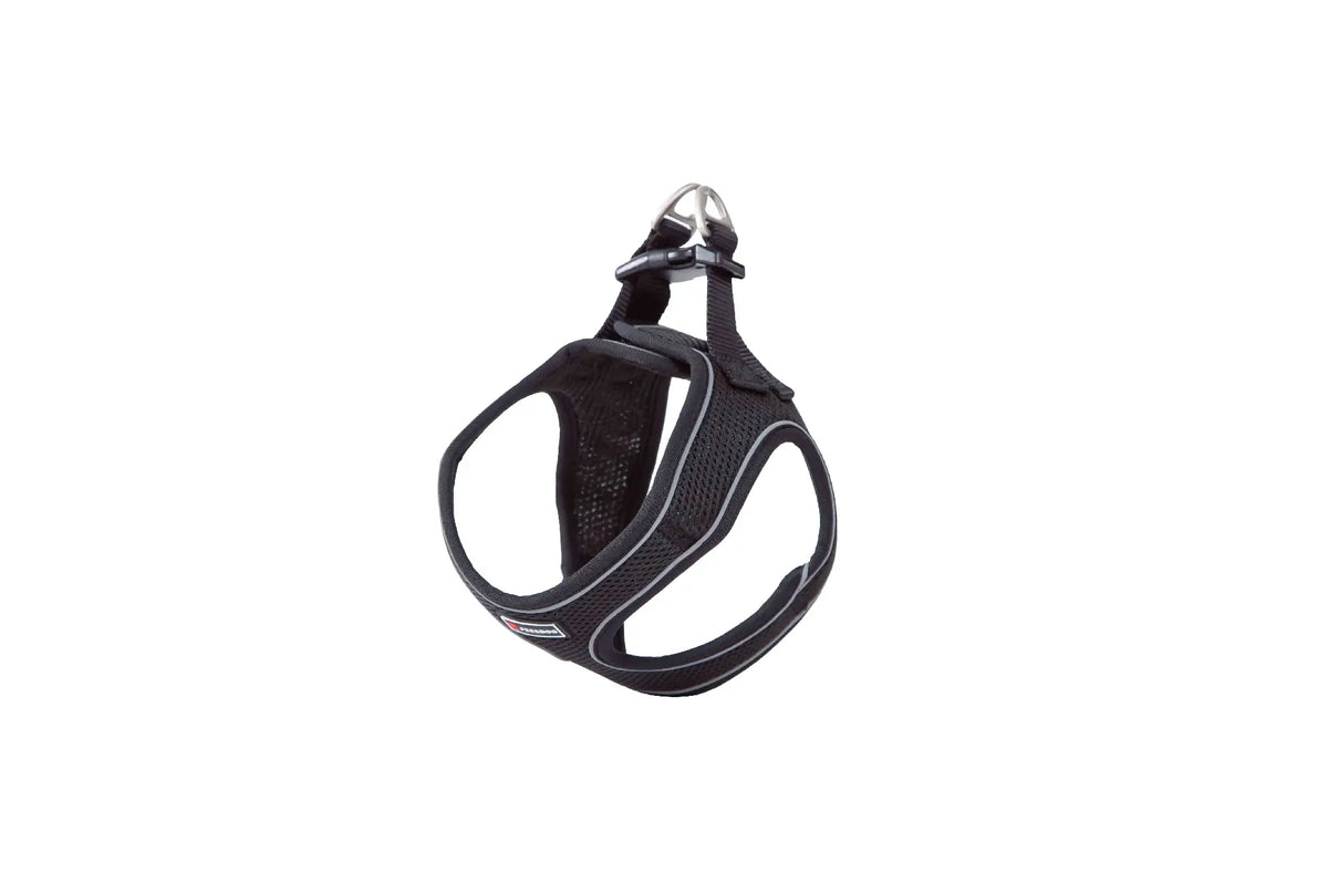 Freedog Soft Black Harness XS, 20–35 cm