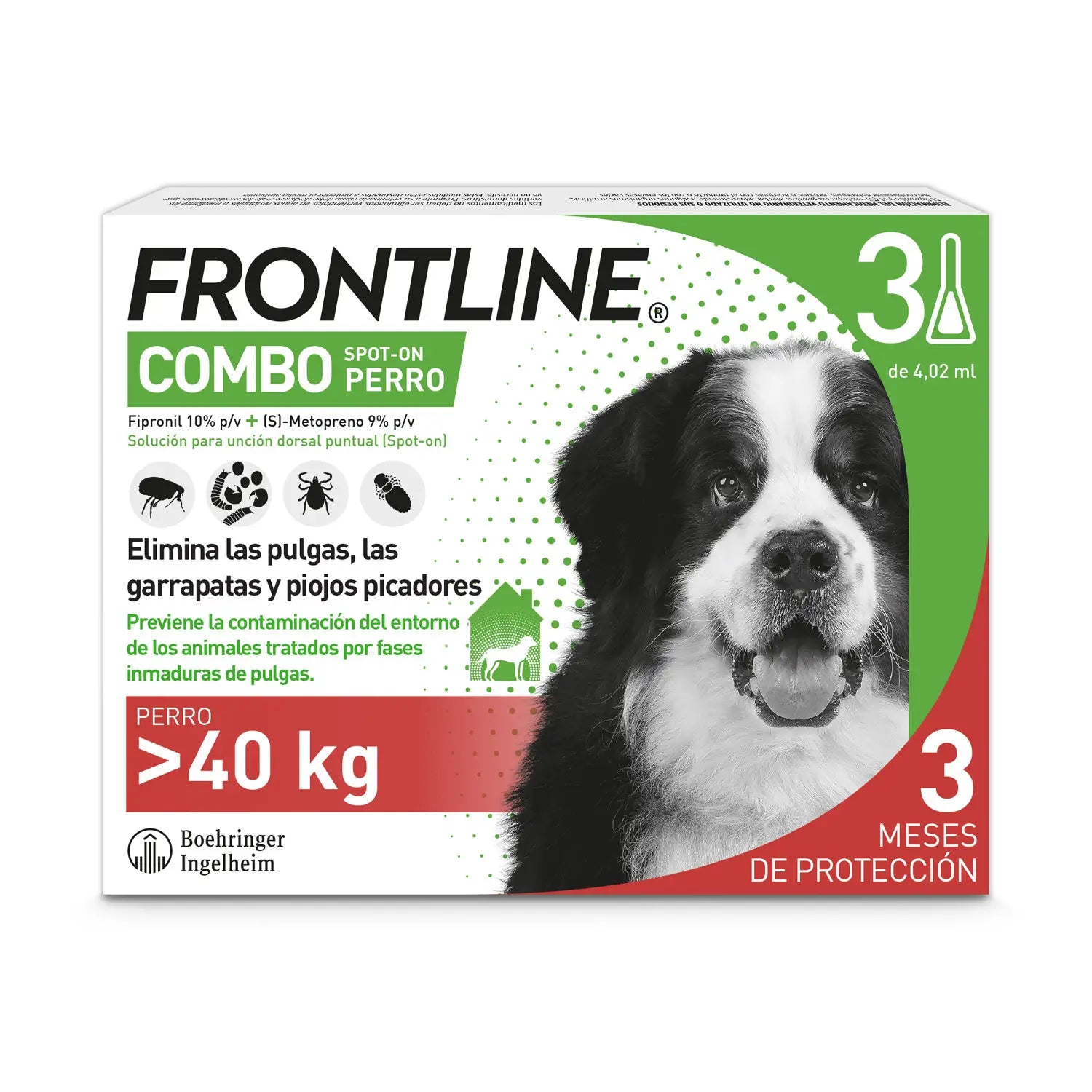 Frontline Spot Combo 40-60 Kg 3 Pipettes