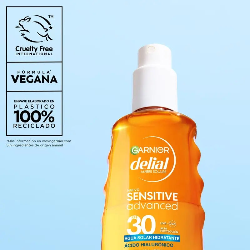 Garnier Delial Delial Sensitive Advanced Moisturising Sunscreen Water Spf 30, 150Ml