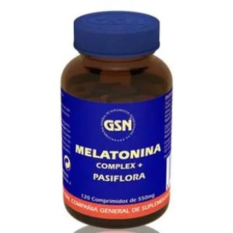 Gsn Melatonin 1Mg Complex With Passionflower 120 Tablets