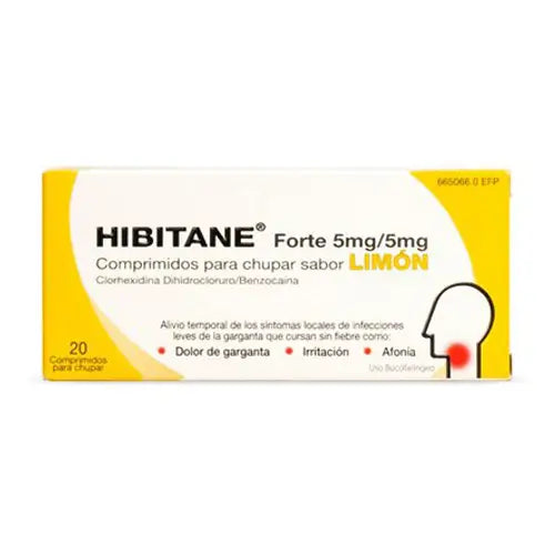 Hibitane Forte Lemon 20 Sucking Tablets