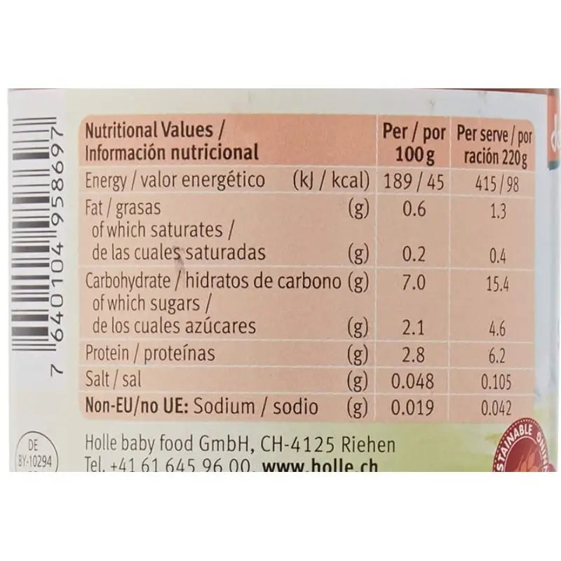 Holle Organic Spaghetti Bolognese Jar, 220 g