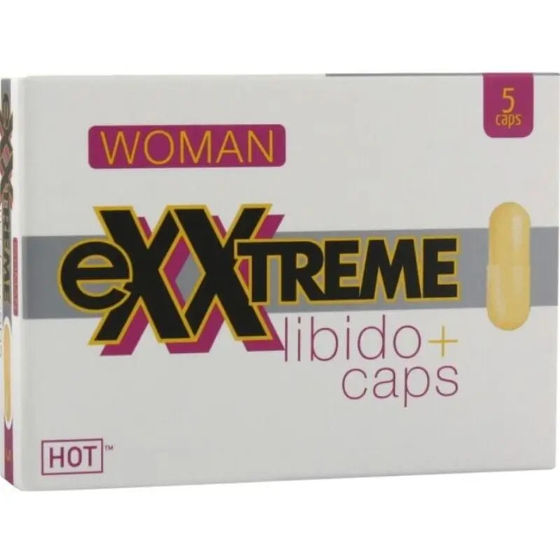 Hot Libido Booster Capsules, 5 Capsules