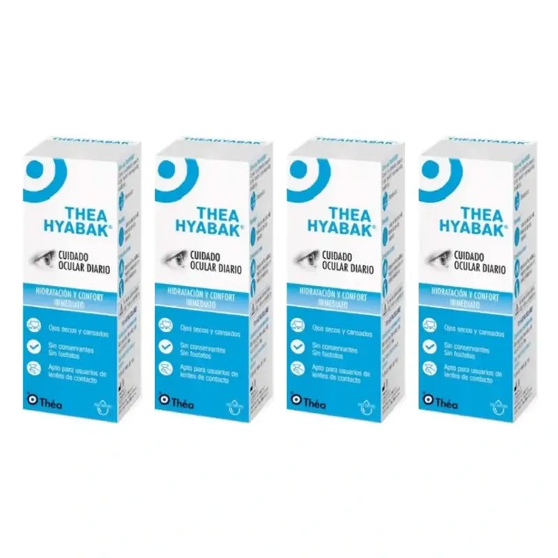 Hyabak Eye Drops Solution, 4x10 Ml