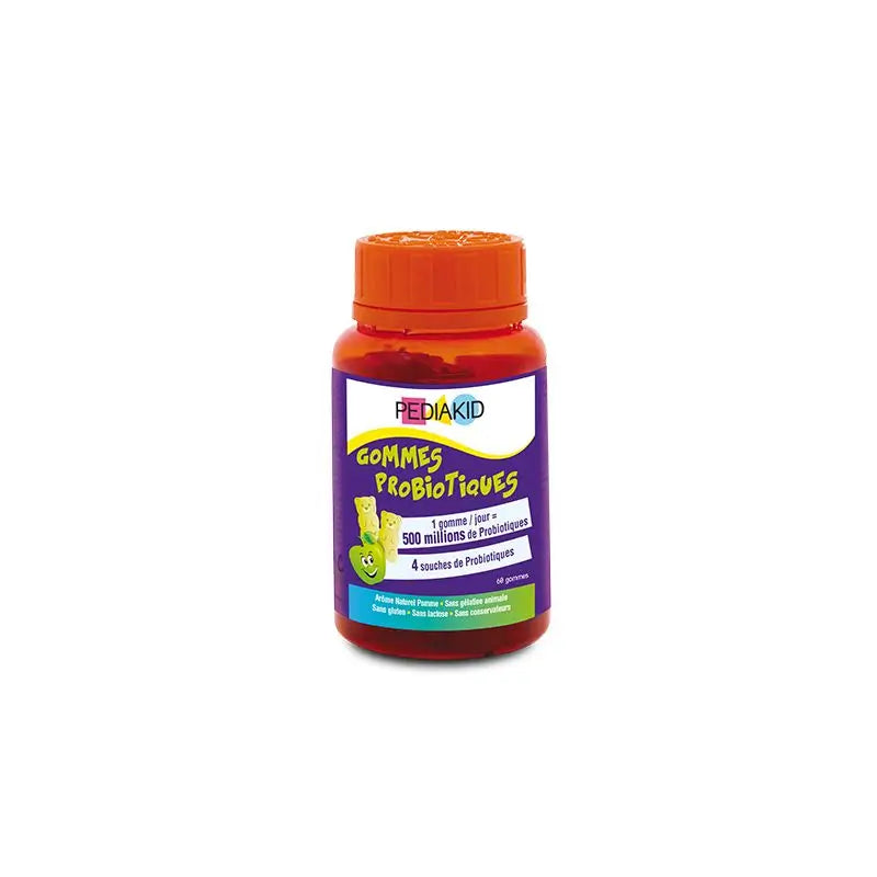 Ineldea Pediakid Probiotic Apple Bears , 60 gummies