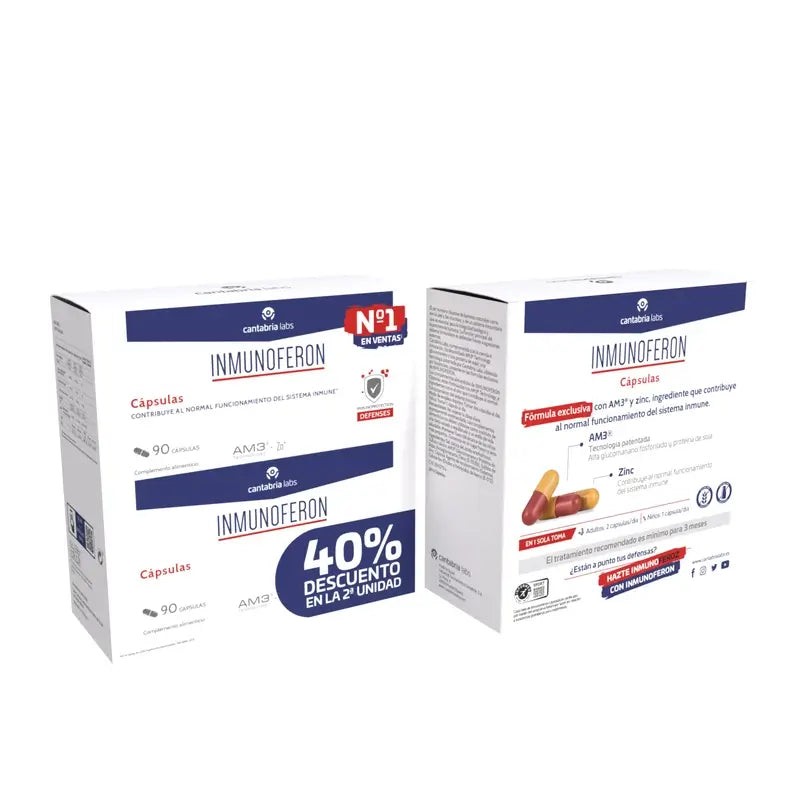 Inmunoferon Defensas Nutritional Pack Duplo 90 Caps