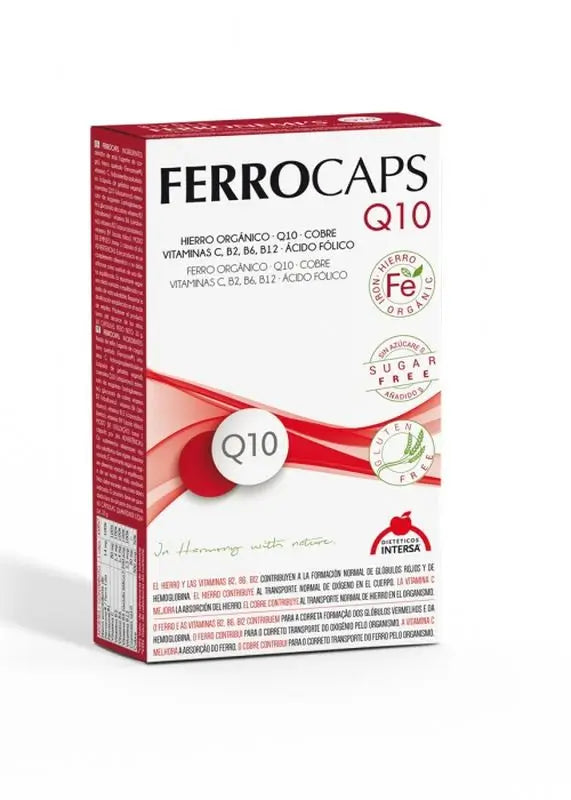 Intersa Ferrocaps Q10, 60 Capsules