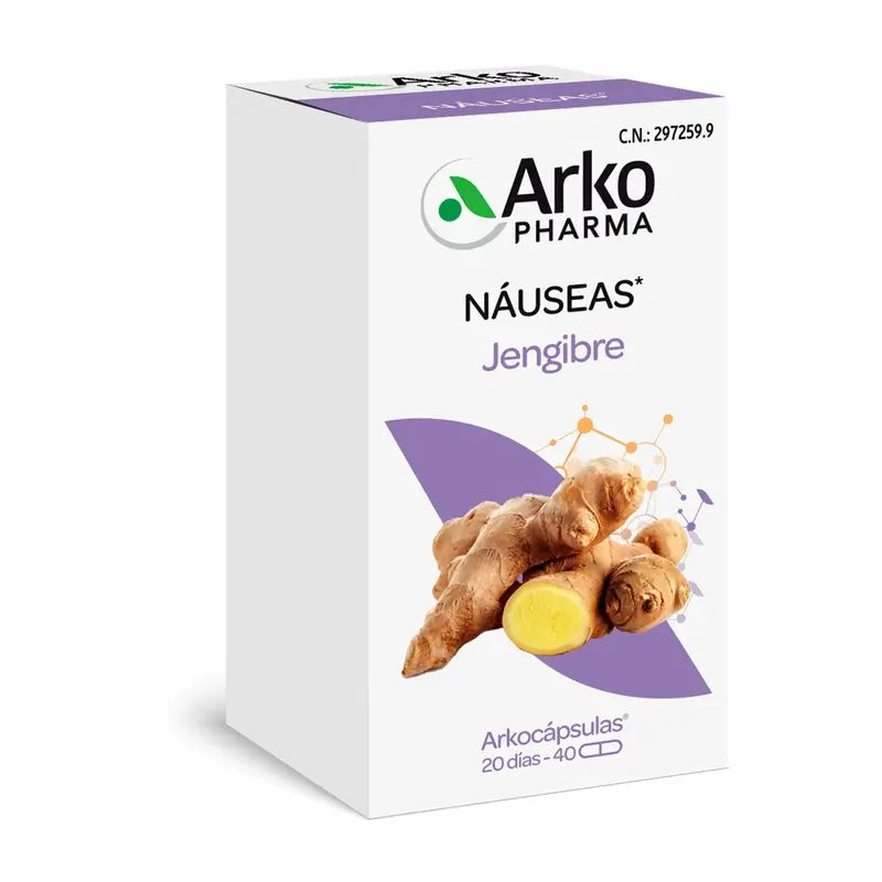 Arkocápsulas Ginger Bio 40 Capsules Arkopharma