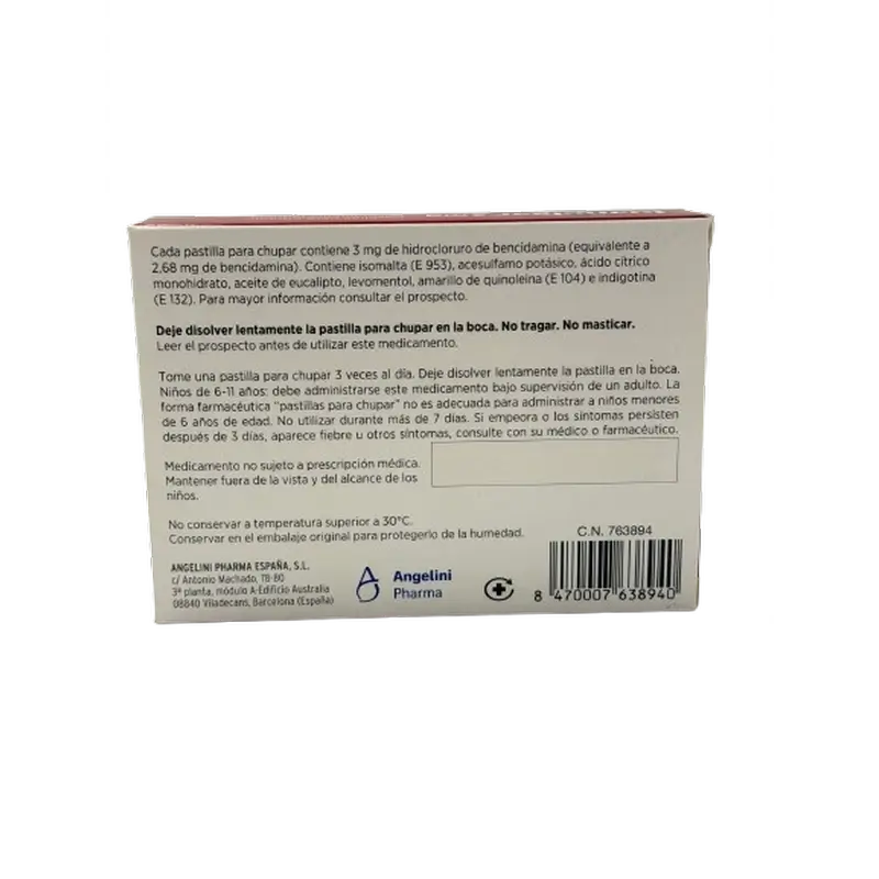 Juanolgar 3 Mg Eucalyptus Flavour Lozenges, 20 lozenges