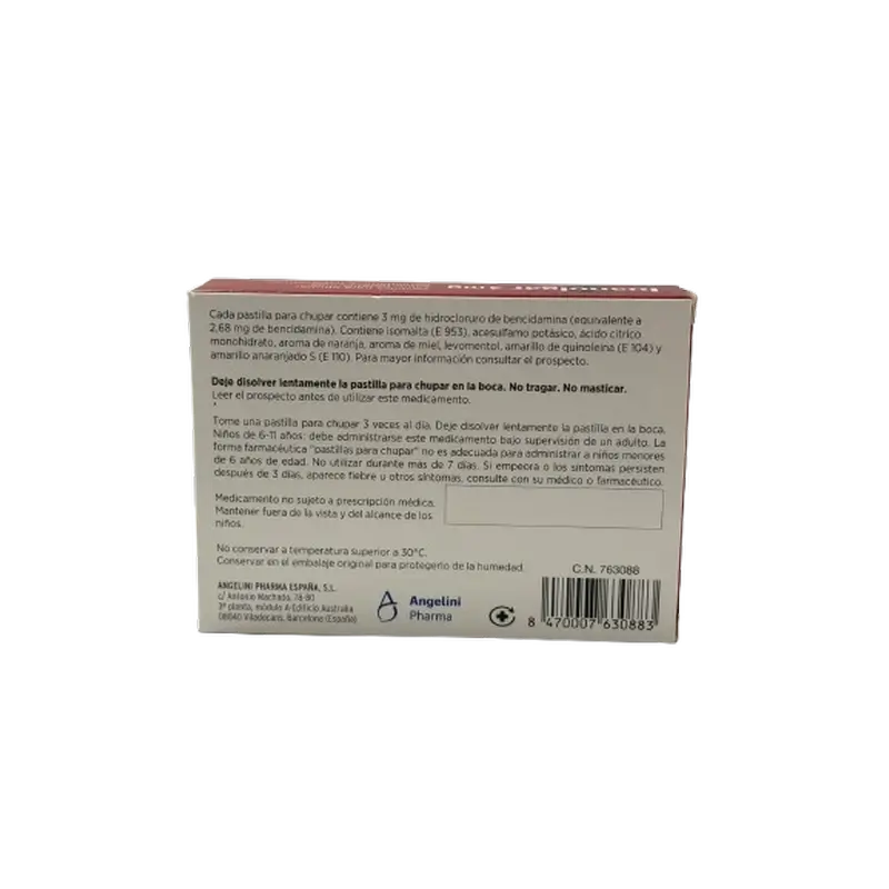 Juanolgar 3 Mg Orange - Honey Flavoured Lozenges, 20 Lozenges