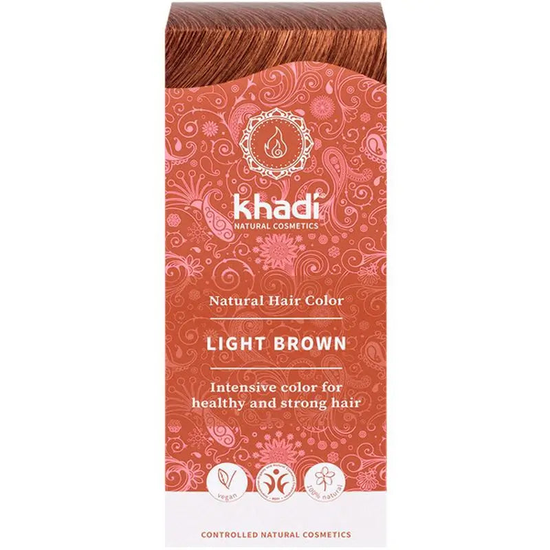 Khadi Herbal Colour Light Brown , 100 gr