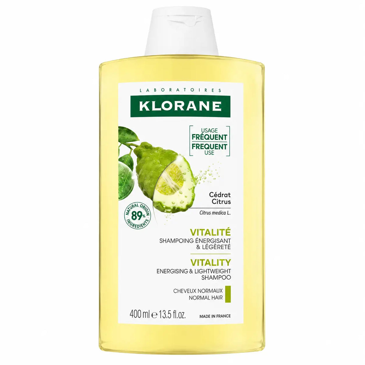 Klorane Citron Shampoo For Oily Hair 400 ml